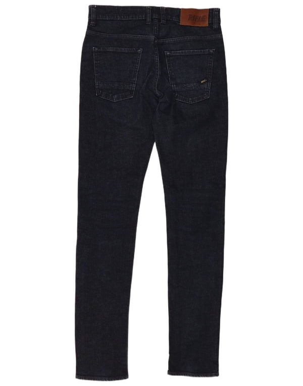 Blugi skinny pentru bărbați RIFLE L30 L32 Bumbac bleumarin