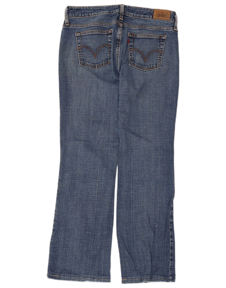 Blugi Levi's pentru femei 545 Low Bootcut US 6 Medium W32 L28 Blue Bumbac