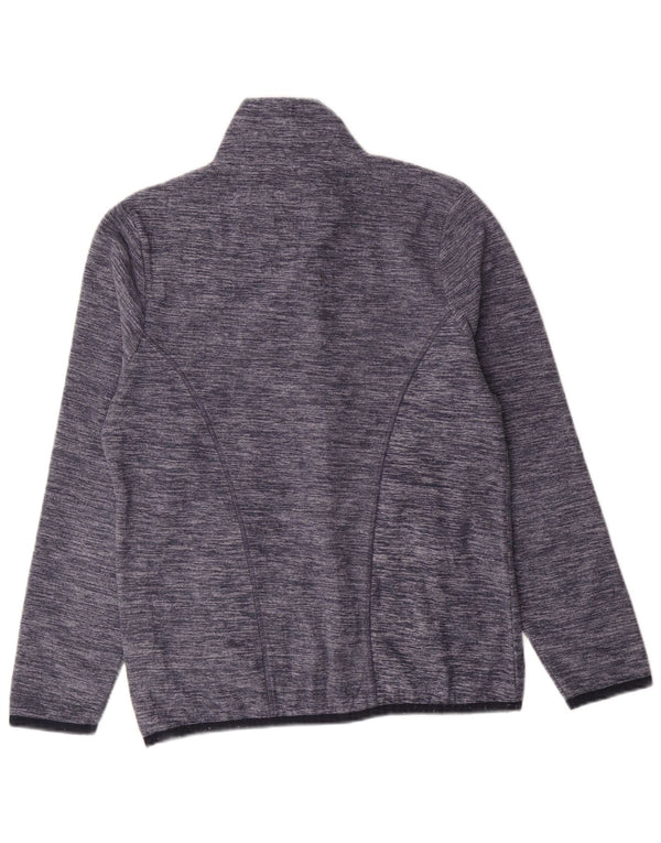 Jachetă fleece pentru femei Lotto UK 14 Medium Bleumarin Flecked