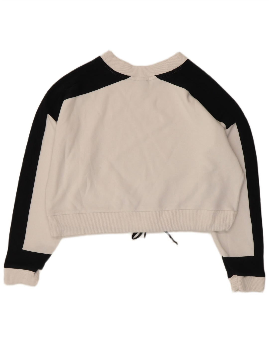 Pulover Puma Crop Graphic pentru femei UK 14 Medium White Colorblock