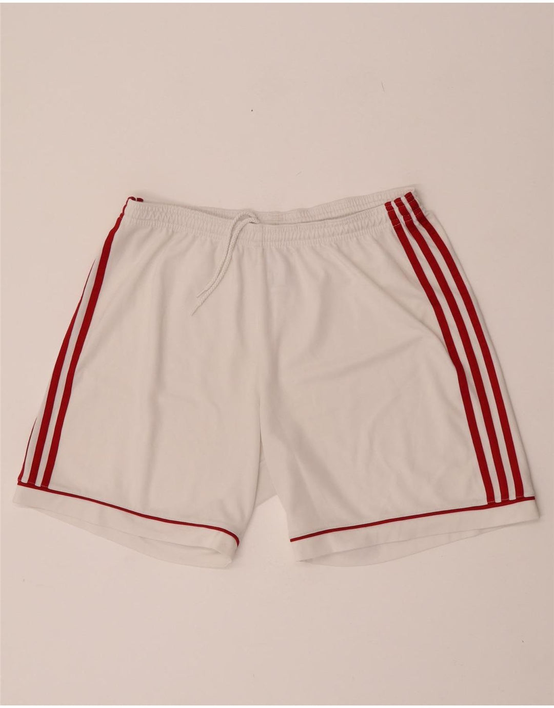 Pantaloni scurți sport pentru bărbați Adidas, mari, alb, din poliester