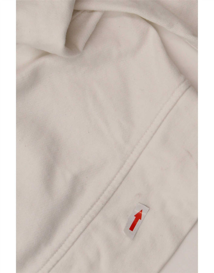Pulover Levi's pentru bărbați cu capota, alb mediu, bumbac