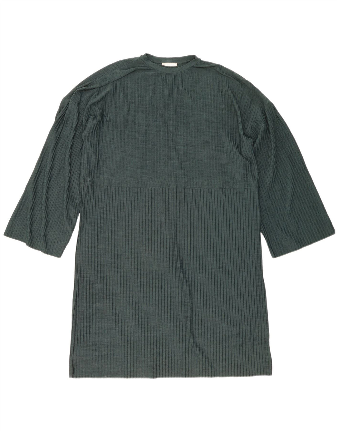 Rochie Trafaluc cu mânecă lungă, supradimensionată, pentru femei Zara UK 14, verde mediu