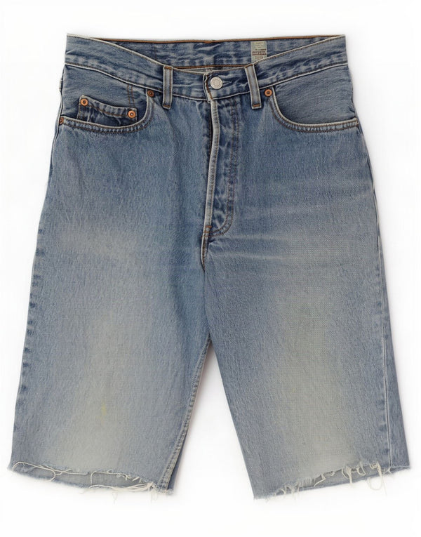 Pantaloni scurți Levi's 901 Denim Medium W31 Blue Bumbac