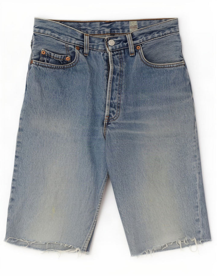Pantaloni scurți Levi's 901 Denim Medium W31 Blue Bumbac