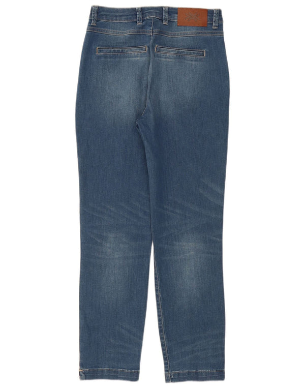 Blugi Benetton pentru femei Scarlett Straight UK 6 XS L26 L27 Bumbac albastru