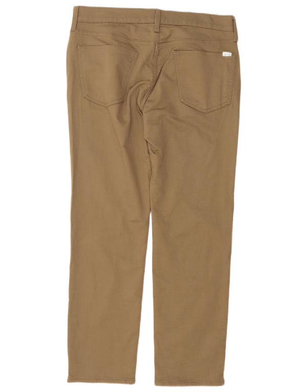 Pantaloni casual drepti pentru bărbați Orvis L34 L30 bumbac bej