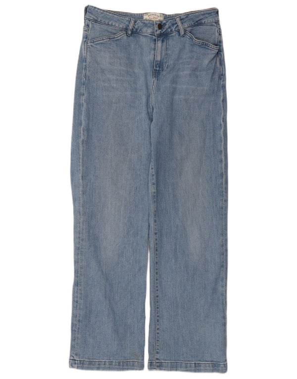 Fat Face Blugi Elise pentru femei cu picioare largi UK 12 Medium L30 L30 Bumbac albastru