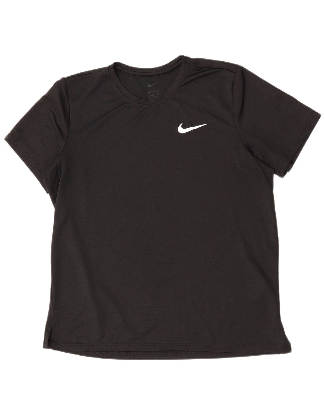 Tricou Nike Dri Fit pentru bărbați Top mare din poliester negru