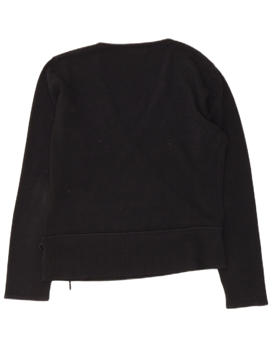 Sasha Pulover cu decolteu în V pentru femei UK 18 XL Acrilic negru