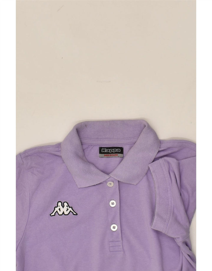 KAPPA Womens Polo Shirt UK 14 Medium Purple Cotton | Vintage Kappa | Thrift | Second-Hand Kappa | Used Clothing | Messina Hembry 
