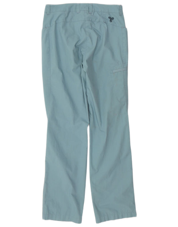 Jack Wolfskin Pantaloni cargo drepti pentru femei UK 8/10 Small W27 L31 Blue