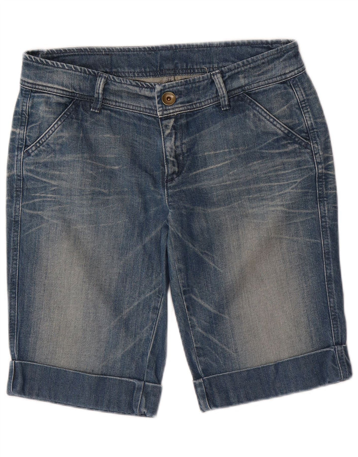 Pantaloni scurți din denim pentru femei BENETTON IT 44 Medium W32 Blue