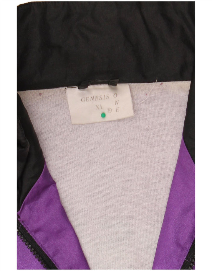 Jachetă de trening pentru bărbați Genesis, XL, mov, bloc de culoare