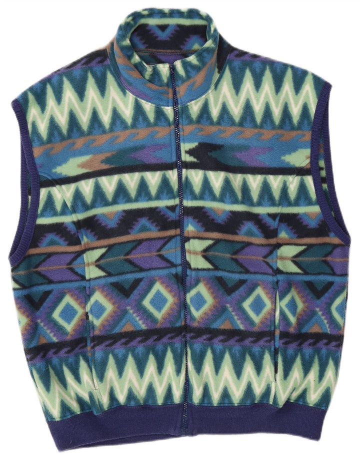 Gilet pentru bărbați Sevres din lână, poliester geometric multicolor mic