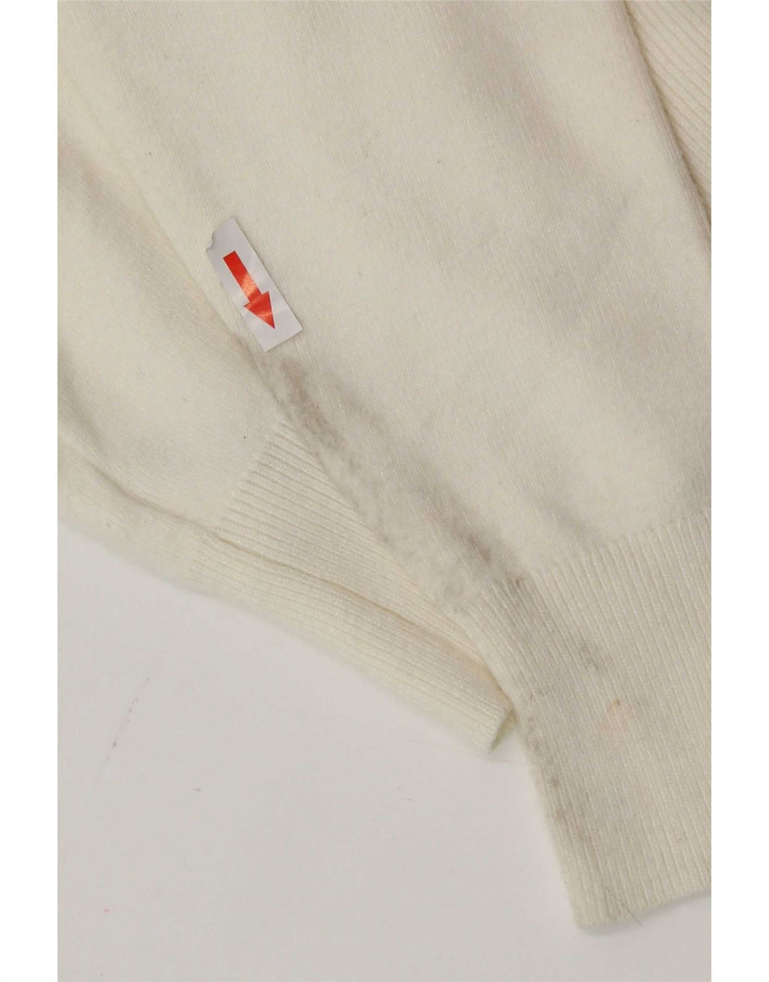 Marks & Spencer Pulover Crop Cardigan pentru femei UK 14 Medium Off White Viscose