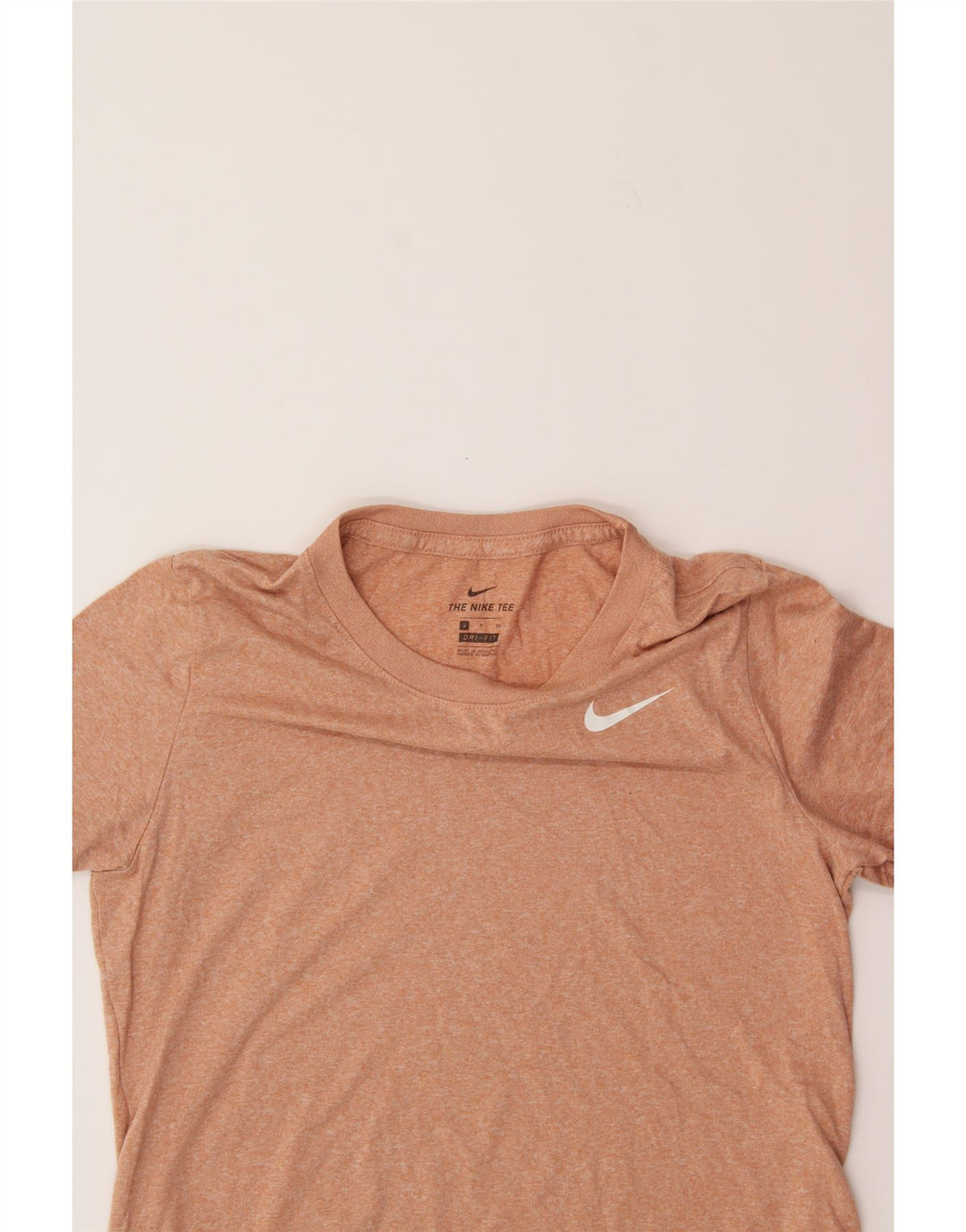ADIDAS Womens Dri Fit T-Shirt Top UK 10 Small Orange Polyester Vintage Adidas and Second-Hand Adidas from Messina Hembry 