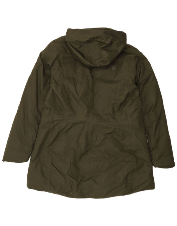 Jachetă căptușită cu glugă The North Face pentru femei UK 18 XL Poliester verde
