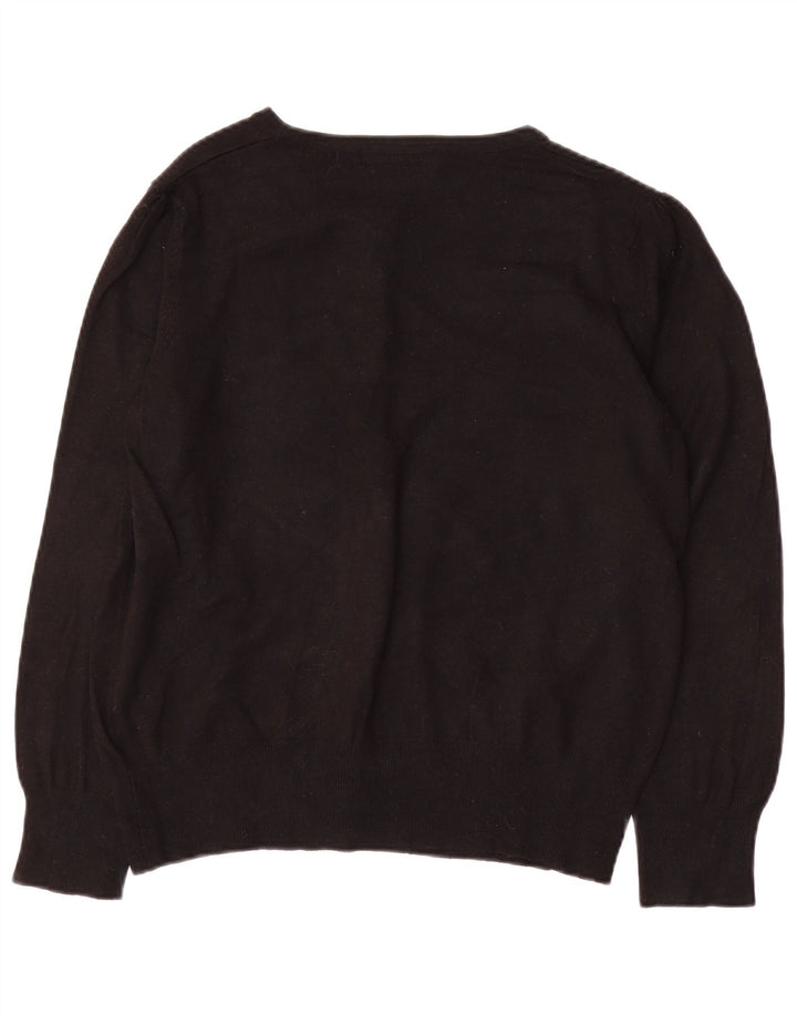 MARKS & SPENCER Pulover cardigan crop pentru femei UK 14 Medium Black