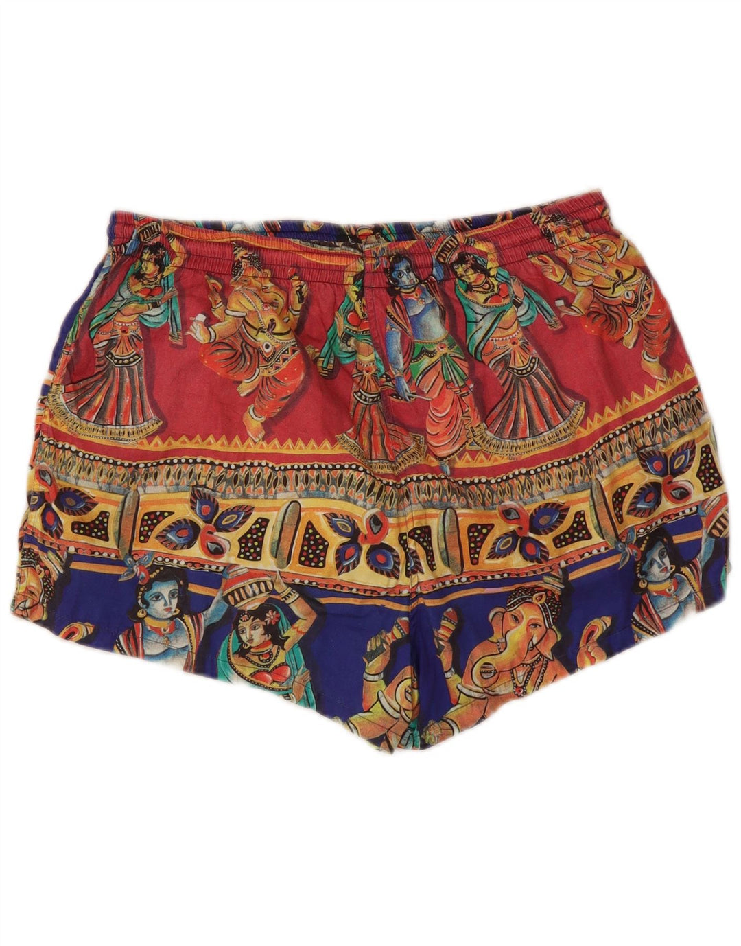Pantaloni scurți de înot vintage pentru bărbați, mari, multicolori, din bumbac