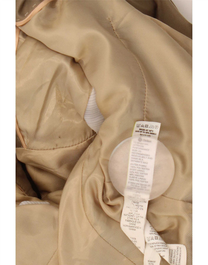 Trench cu autograf pentru femei Marks & Spencer UK 14 mare bej
