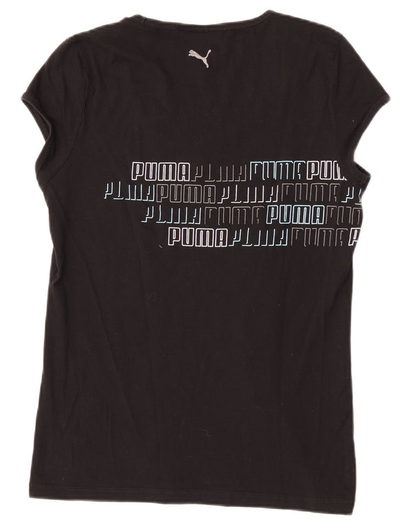 Tricou grafic Puma pentru femei Top UK 14 Large Black
