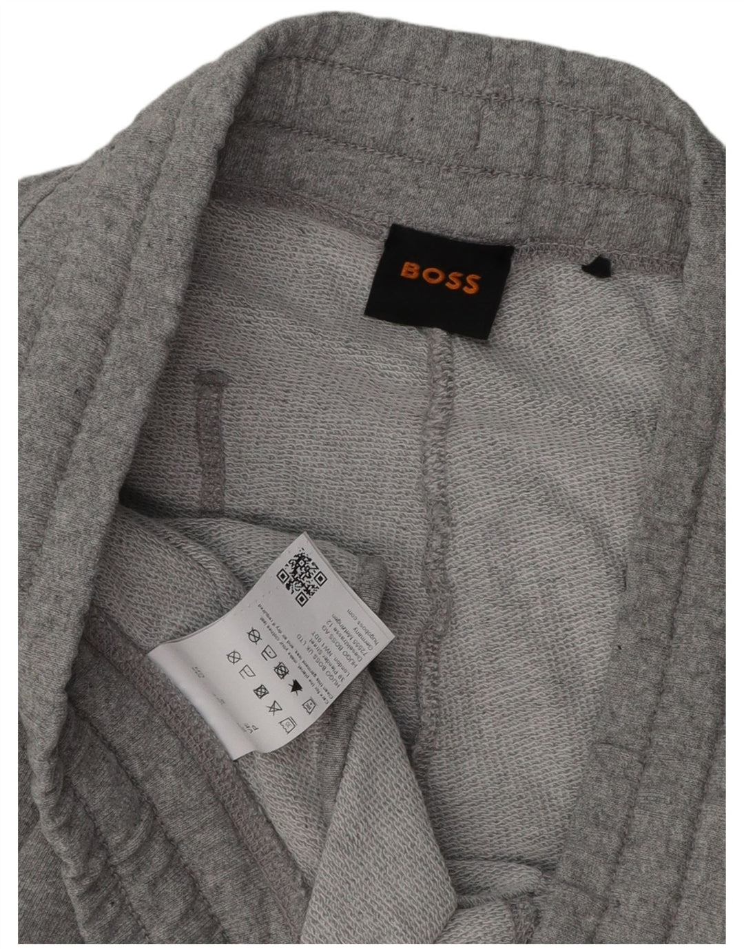 Pantaloni de trening pentru bărbați HUGO BOSS Pantaloni de jogging Bumbac gri mic