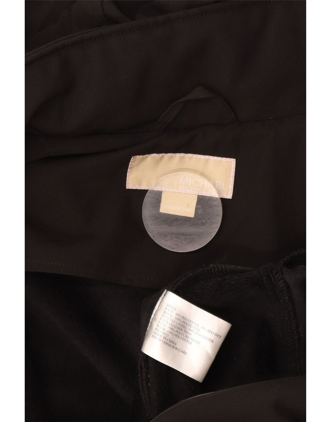 Jachetă parka cu glugă pentru femei MICHAEL KORS UK 16 Poliester negru mare