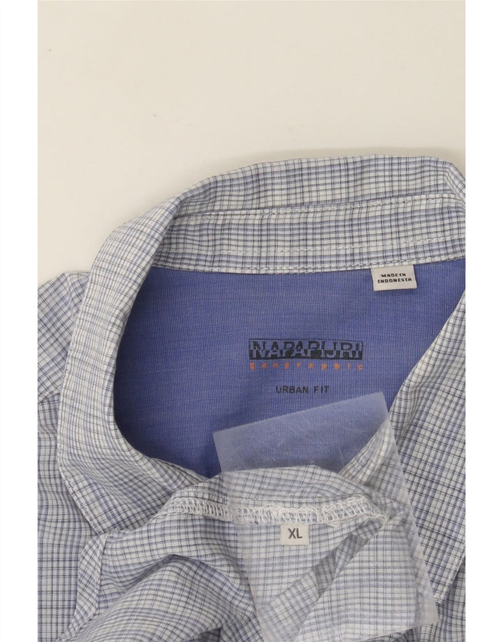 Cămașă Urban Fit NAPAPIJRI pentru bărbați XL Blue Check