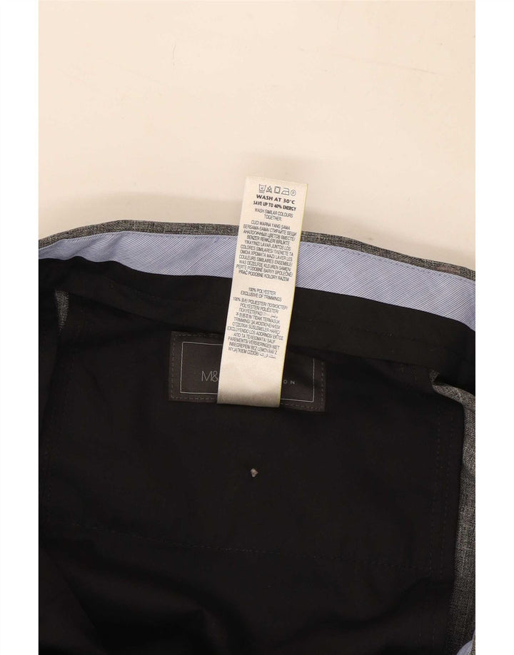 Marks & Spencer pentru bărbați W34 L31 poliester gri