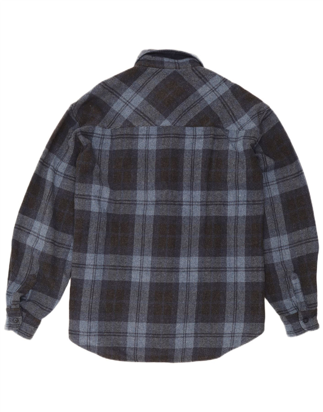 Cămașă pentru bărbați Conte of Florence, XL, lână cu carouri albastre