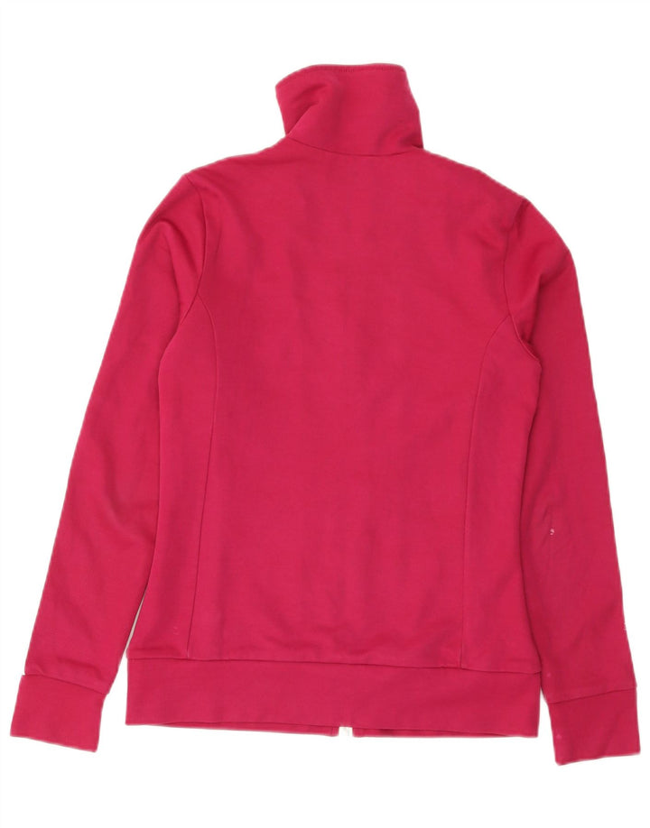 Jachetă de top pentru trening Adidas pentru femei IT 40 mic, roz, bumbac color bloc