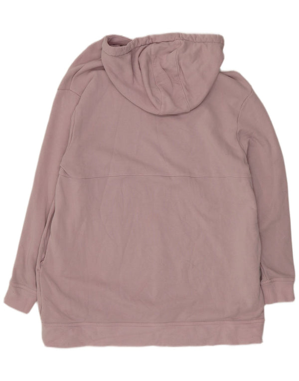 Rochie cu hanocă grafică Nike pentru femei UK 14, bumbac roz mediu