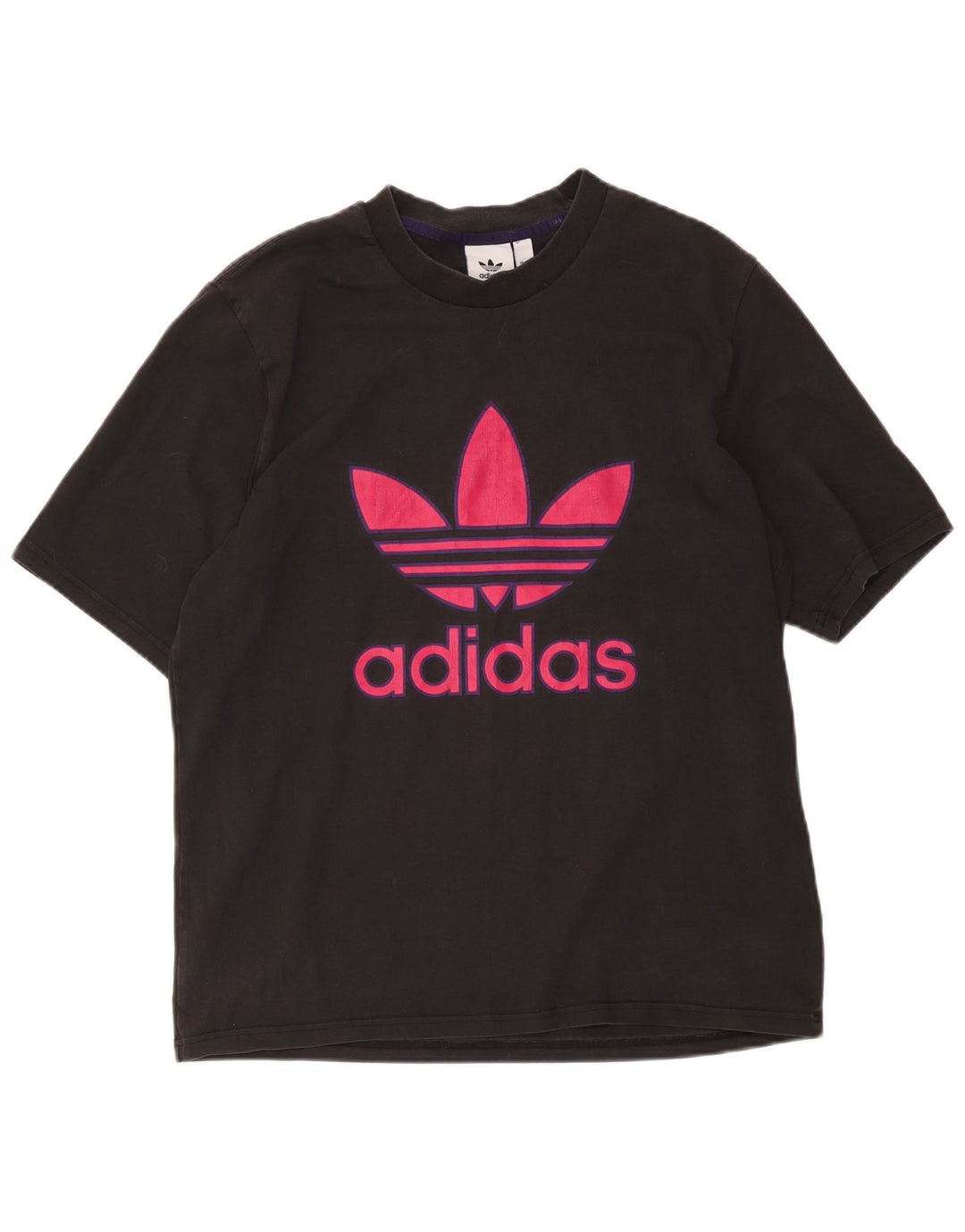 Tricou grafic Adidas pentru bărbați Top mediu negru bumbac