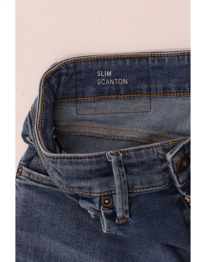 Tommy Hilfiger Mens Scanton Distressed Denim Shorts Medium W33 Blue
