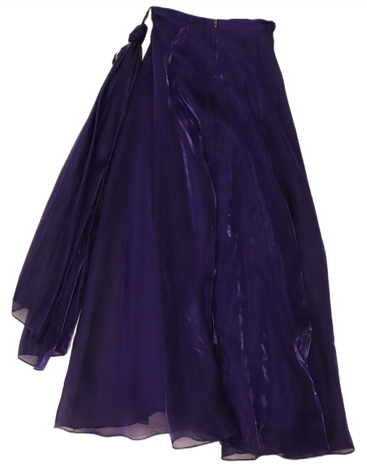 Fusta Maxi Vintage pentru femei Mic W26 Poliester violet