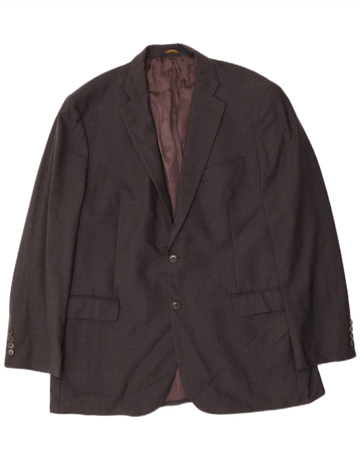 Jachetă pentru bărbați Brooks Brothers, cu 2 nasturi, pentru bărbați, UK 46 3XL Lână gri