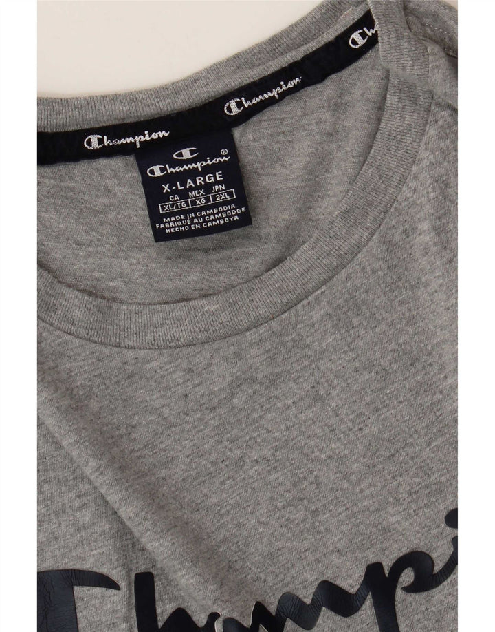 Tricou grafic pentru bărbați Champion Top XL gri