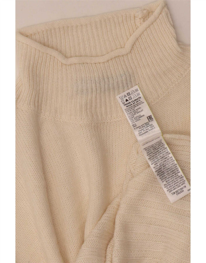 Pulover cu gât țestoasă pentru femei Marks & Spencer UK 10 Mic Bej