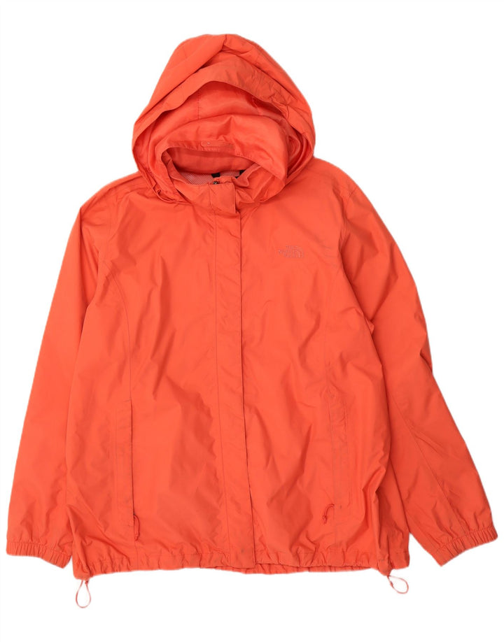 The NORTH FACE Jachetă de ploaie cu glugă pentru femei UK 20 2XL Orange Nylon
