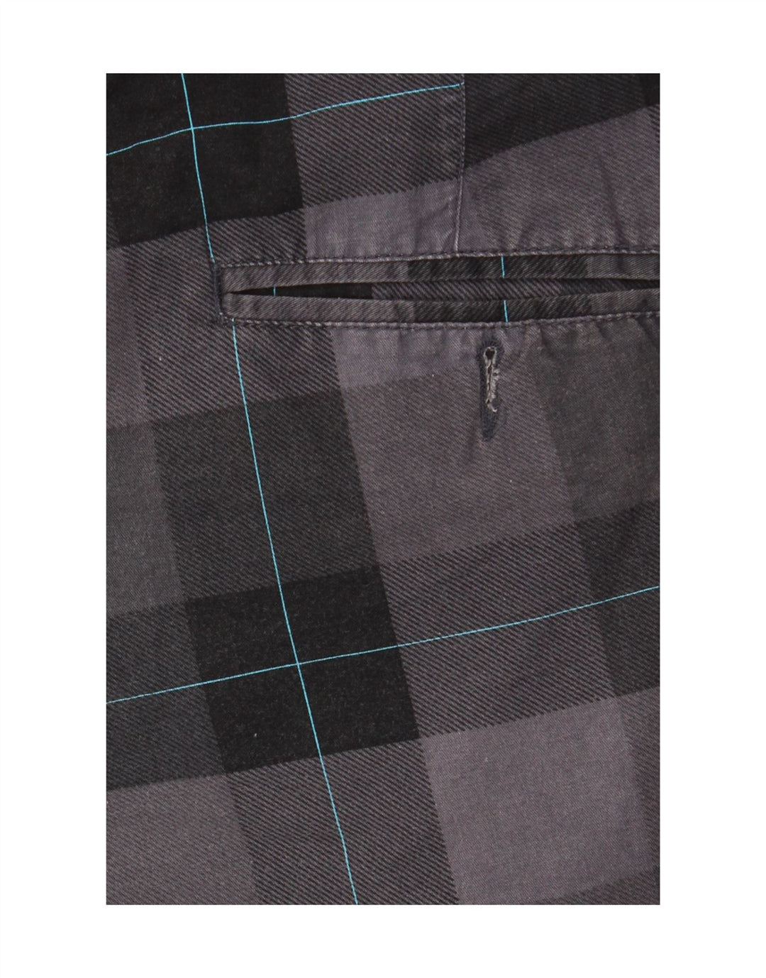 Pantaloni scurți chino pentru bărbați Sneaker Freak XS W29, bumbac cu carouri gri