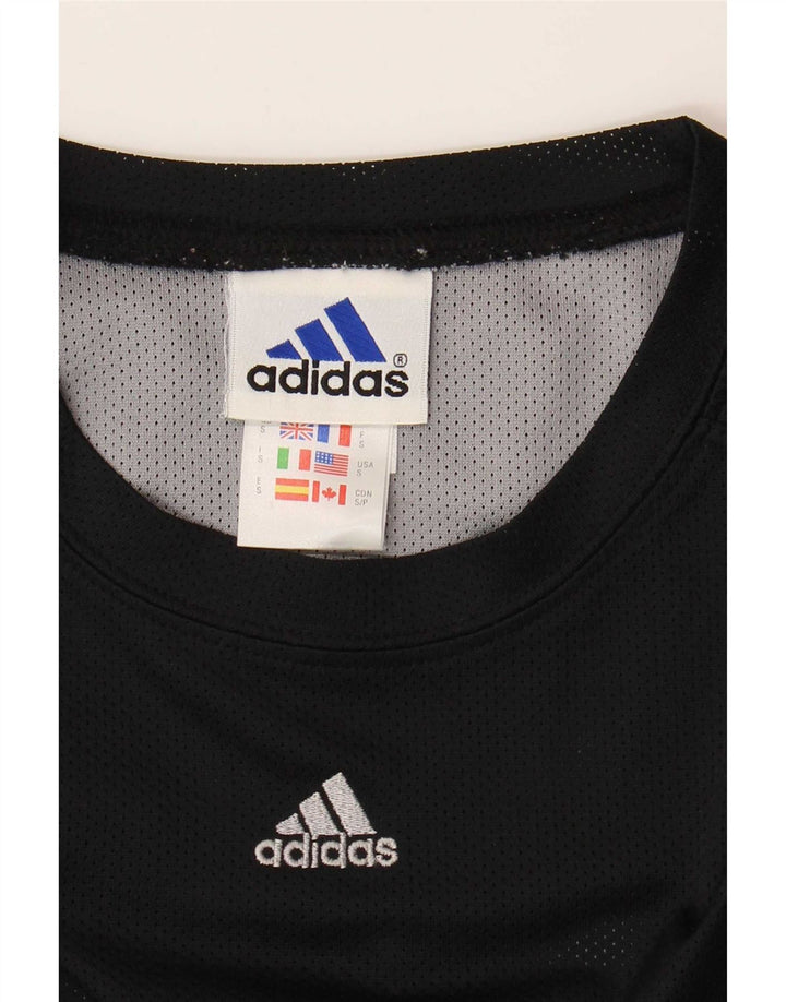 Tricou pentru bărbați Adidas Top mic poliester negru
