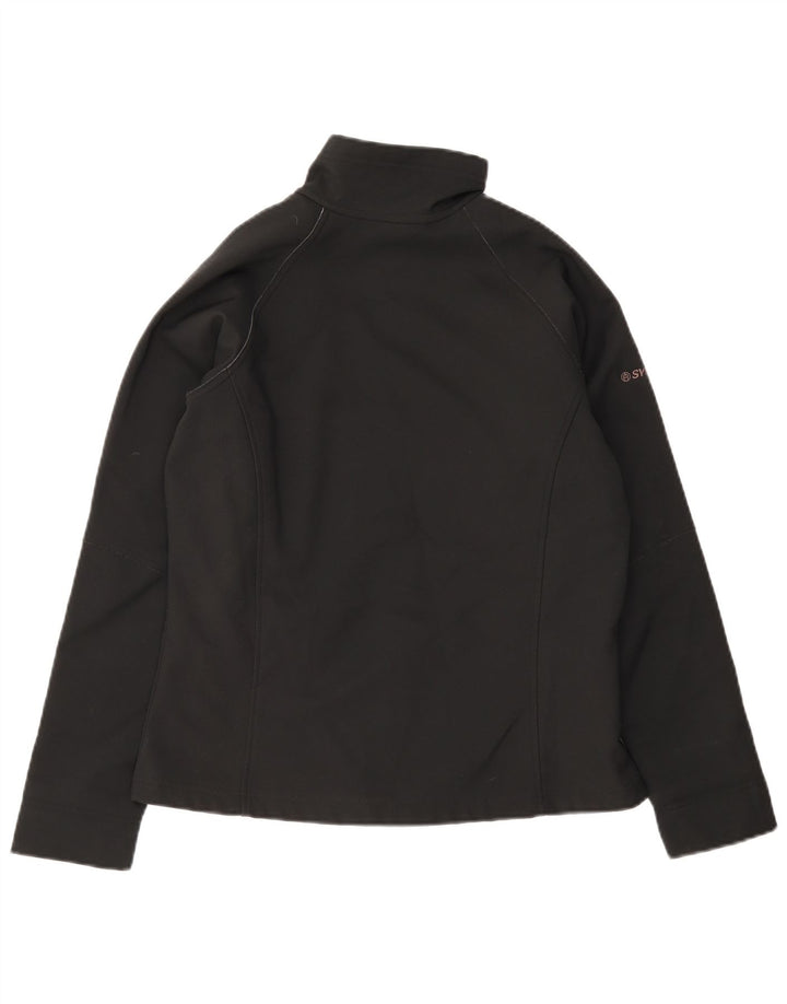 Jachetă Columbia Windbreaker pentru femei UK 14 Medium Black Poliester
