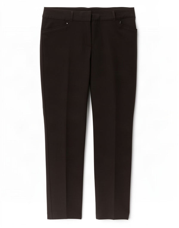 Pantaloni casual subțiri Adidas pentru femei UK 14 Large W32 L29 Negru