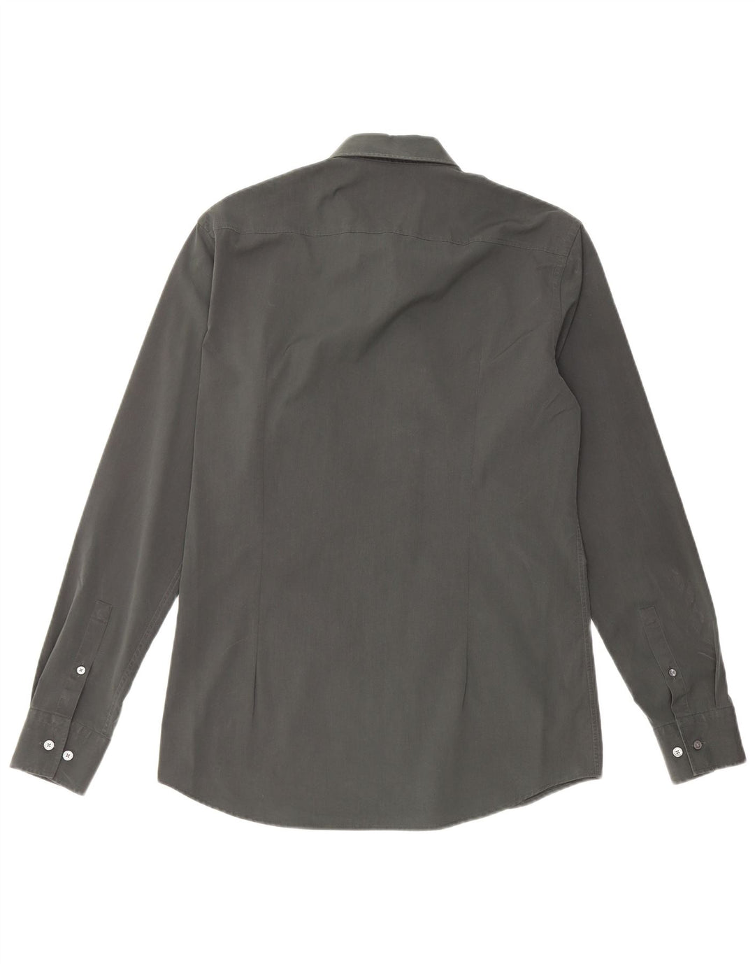 Cămașă pentru bărbați HUGO BOSS Slim Fit Mărimea 40 Bumbac verde mediu