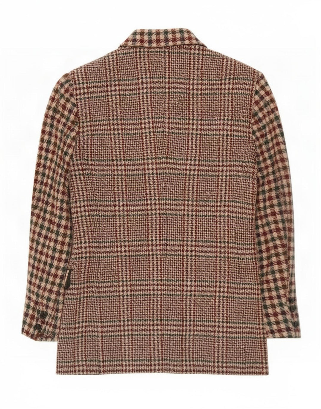 Jachetă Swish pentru femei cu 3 nasturi IT 42 Lână maro medie Houndstooth