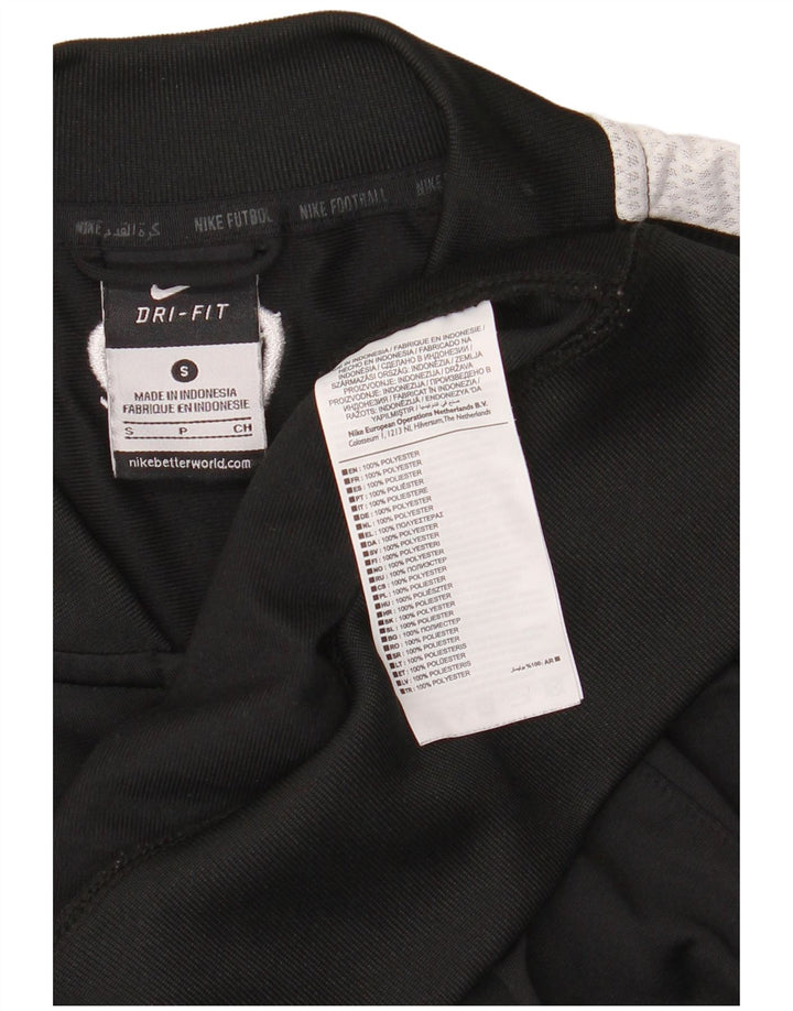 Jachetă de top pentru trening Nike Dri Fit pentru bărbați, mică, neagră, din poliester