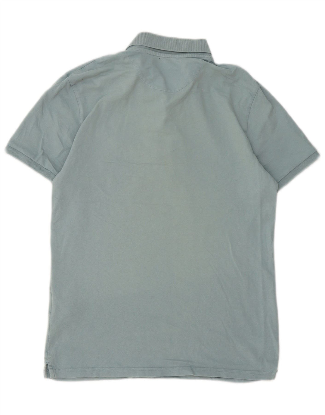 Tricou polo Lyle & Scott pentru bărbați, bumbac albastru mediu