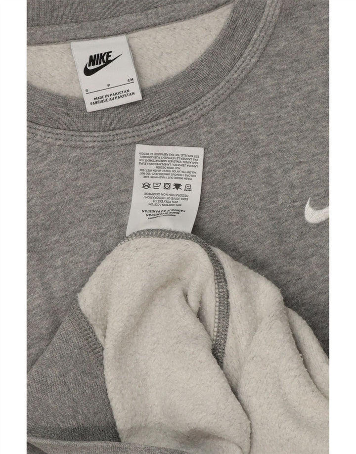 Pulover Nike pentru bărbați, bumbac cu pete mici, gri