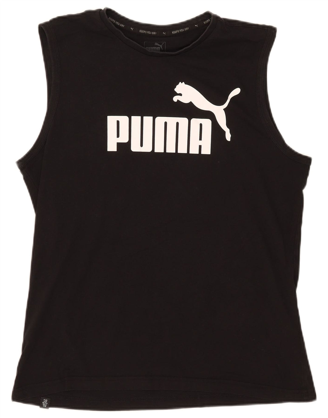 Vestă grafică pentru bărbați Puma, mare, bumbac, negru